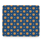 Basketball And Star Pattern Print Mouse Pad