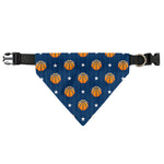 Basketball And Star Pattern Print Over The Collar Dog Bandana