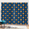Basketball And Star Pattern Print Pencil Pleat Curtains