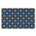 Basketball And Star Pattern Print Polyester Doormat