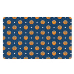 Basketball And Star Pattern Print Polyester Doormat