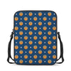 Basketball And Star Pattern Print Rectangular Crossbody Bag