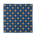 Basketball And Star Pattern Print Silk Bandana