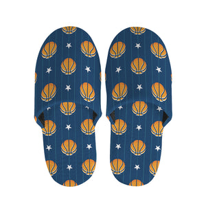 Basketball And Star Pattern Print Slippers