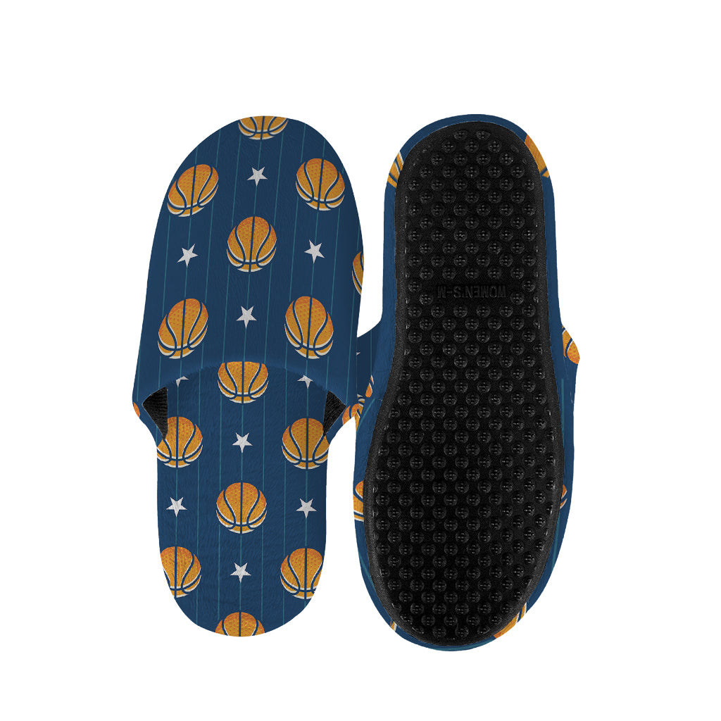 Basketball And Star Pattern Print Slippers