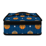 Basketball And Star Pattern Print Small Lunch Bag
