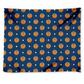 Basketball And Star Pattern Print Tapestry