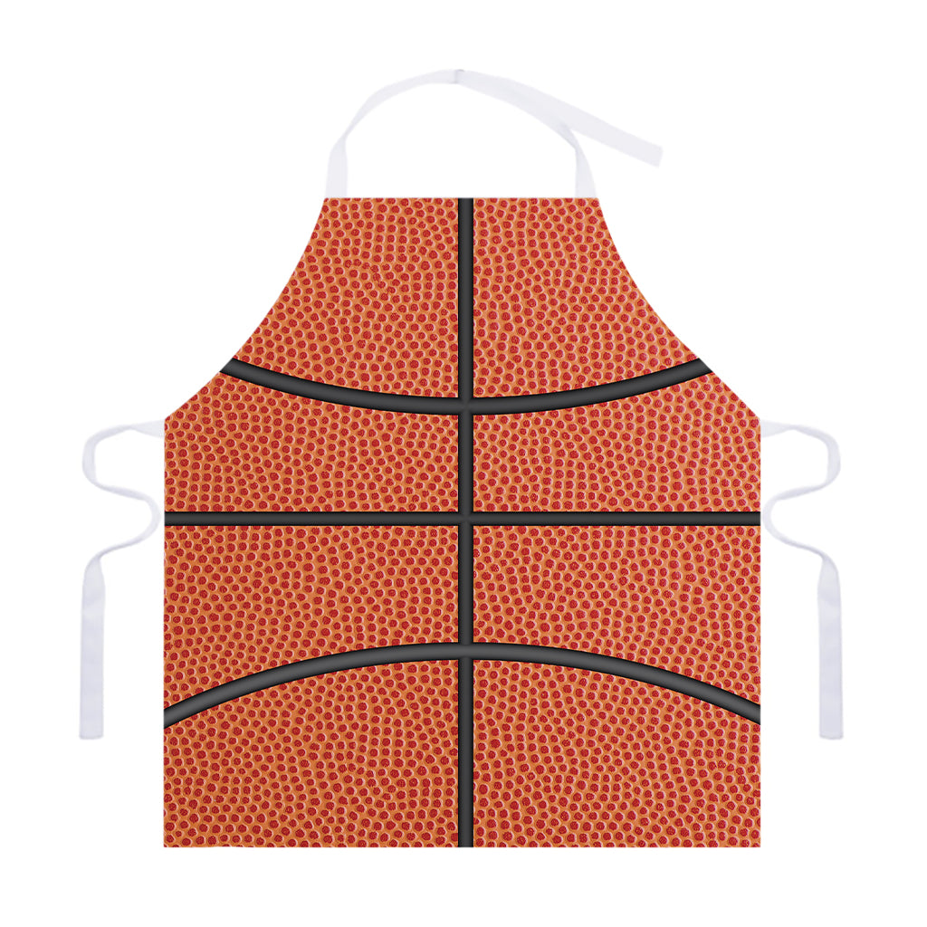 Basketball Ball Print Adjustable Apron