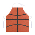 Basketball Ball Print Adjustable Apron