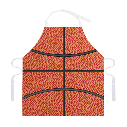 Basketball Ball Print Adjustable Apron
