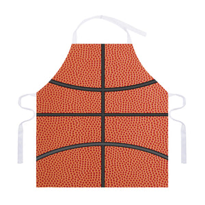 Basketball Ball Print Adjustable Apron