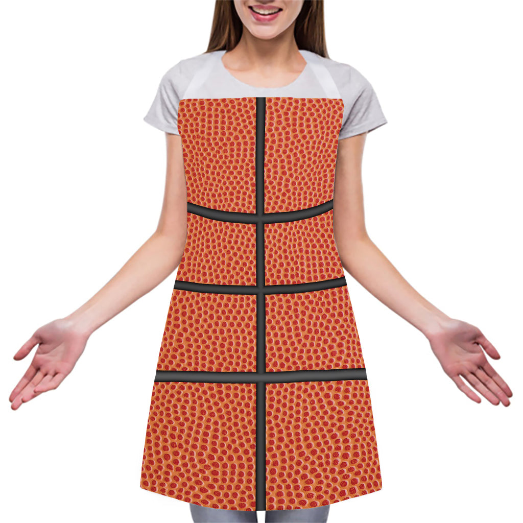 Basketball Ball Print Adjustable Apron