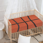 Basketball Ball Print Baby Crib Sheet