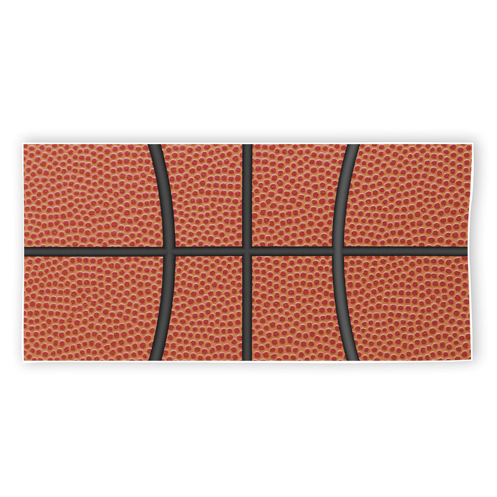 Basketball Ball Print Beach Towel