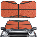 Basketball Ball Print Car Windshield Sun Shade