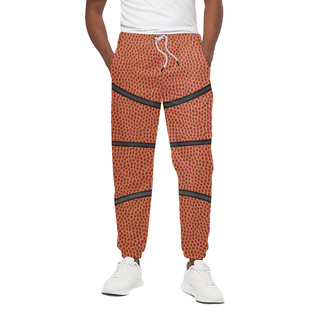 Basketball Ball Print Cotton Pants