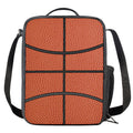 Basketball Ball Print Crossbody Lunch Bag