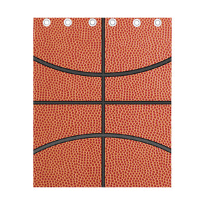 Basketball Ball Print Curtain