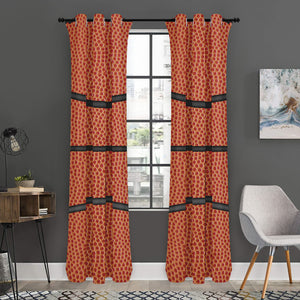 Basketball Ball Print Curtain