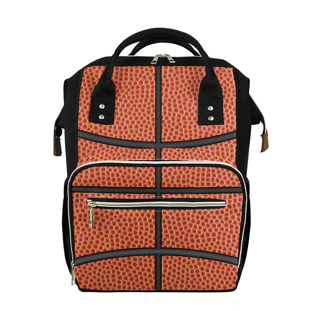 Basketball Ball Print Diaper Bag