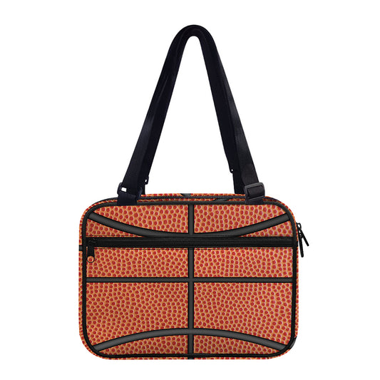 Basketball Ball Print Double Strap Bible Bag