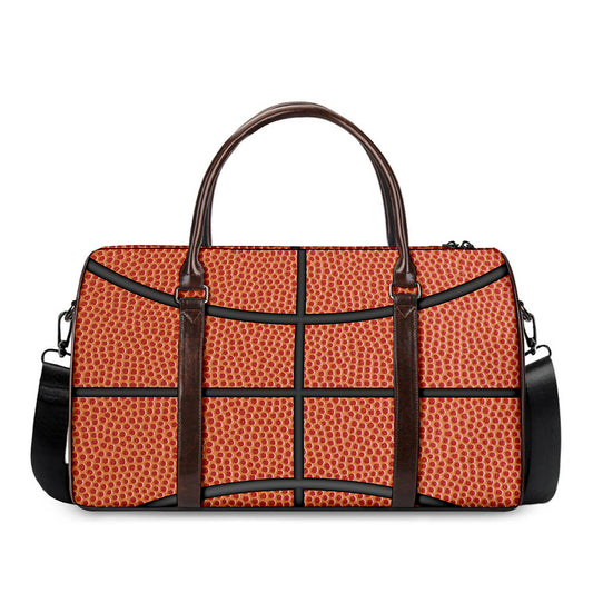 Basketball Ball Print Duffle Bag