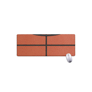 Basketball Ball Print Extended Mouse Pad