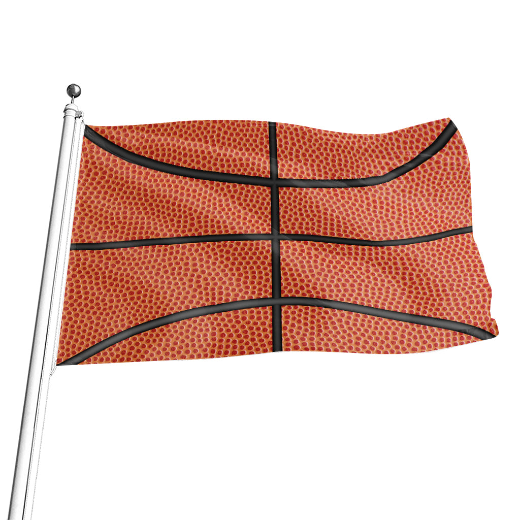 Basketball Ball Print Flag