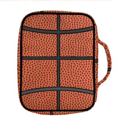 Basketball Ball Print Front Pocket Bible Bag