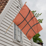 Basketball Ball Print House Flag
