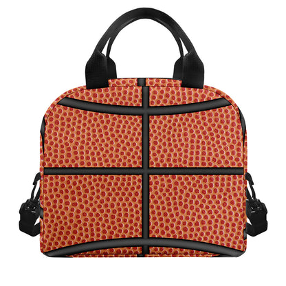 Basketball Ball Print Insulated Lunch Bag