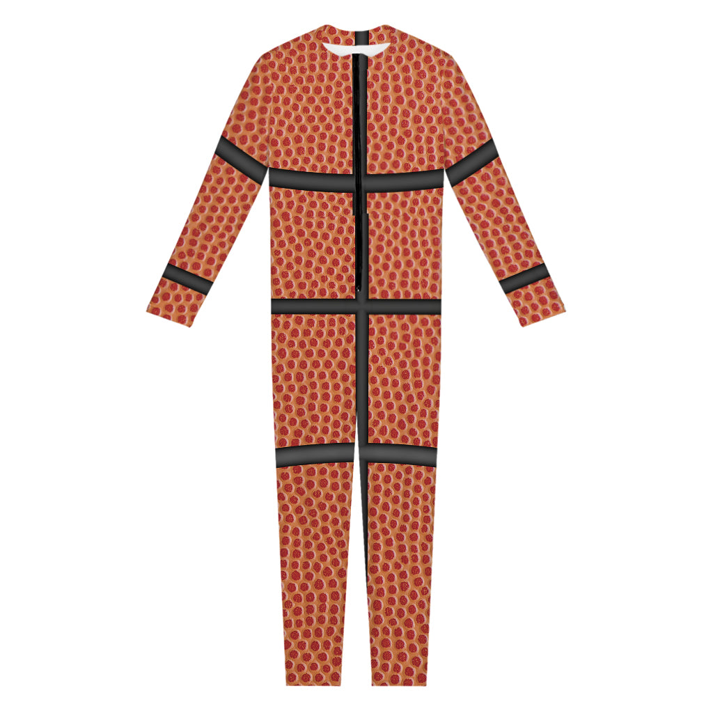 Basketball Ball Print Jumpsuit