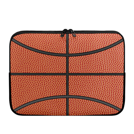 Basketball Ball Print Laptop Sleeve