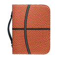 Basketball Ball Print Leather Bible Cover