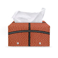 Basketball Ball Print Leather Tissue Box Cover