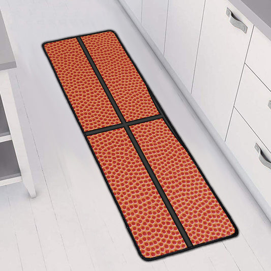 Basketball Ball Print Long Kitchen Mat