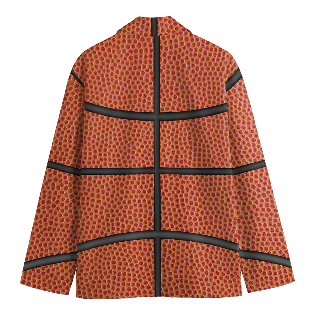 Basketball Ball Print Men's Blazer
