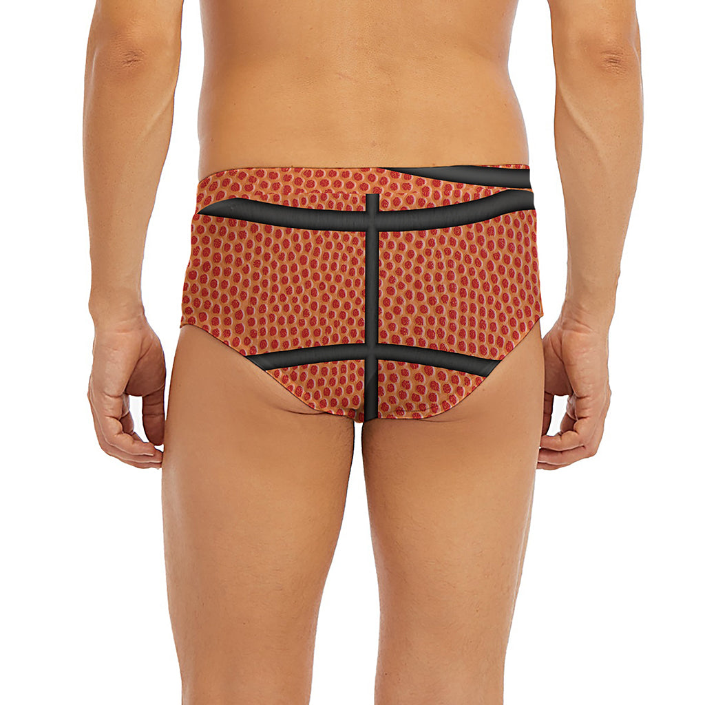 Basketball Ball Print Men's Briefs