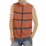 Basketball Ball Print Men's Fitness Tank Top