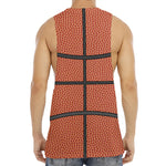 Basketball Ball Print Men's Muscle Tank Top