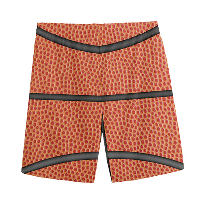 Basketball Ball Print Men's Sports Shorts