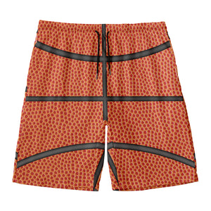 Basketball Ball Print Men's Swim Trunks