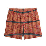 Basketball Ball Print Mesh Shorts