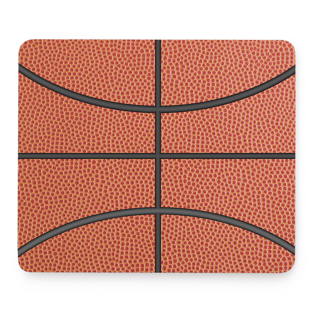 Basketball Ball Print Mouse Pad