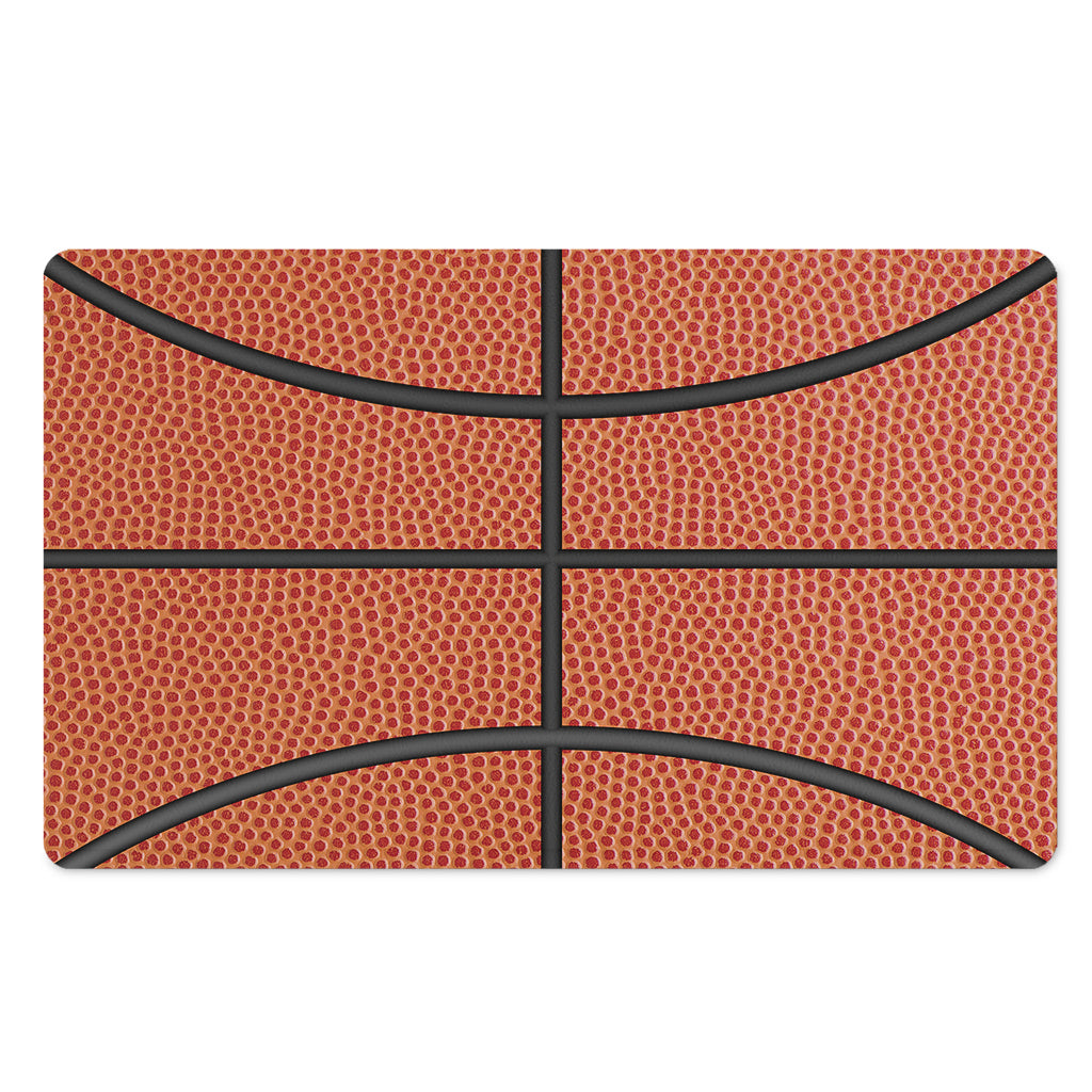 Basketball Ball Print Polyester Doormat