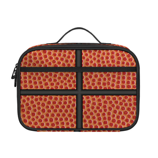 Basketball Ball Print Portable Lunch Bag