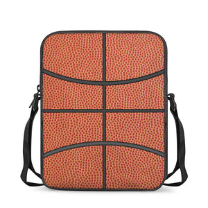 Basketball Ball Print Rectangular Crossbody Bag