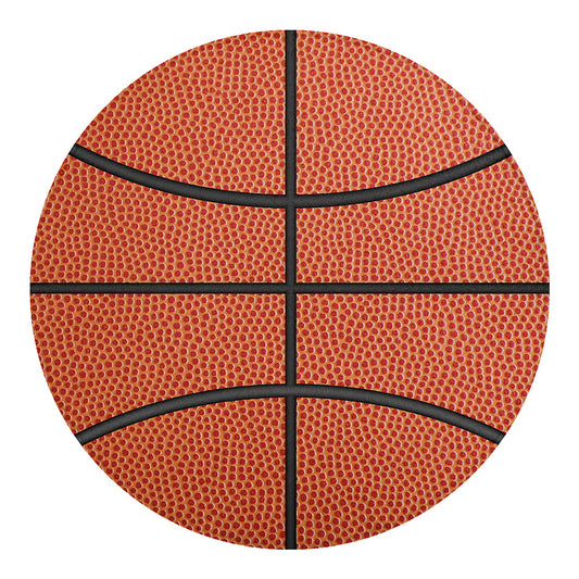 Basketball Ball Print Round Blanket