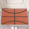 Basketball Ball Print Rubber Doormat