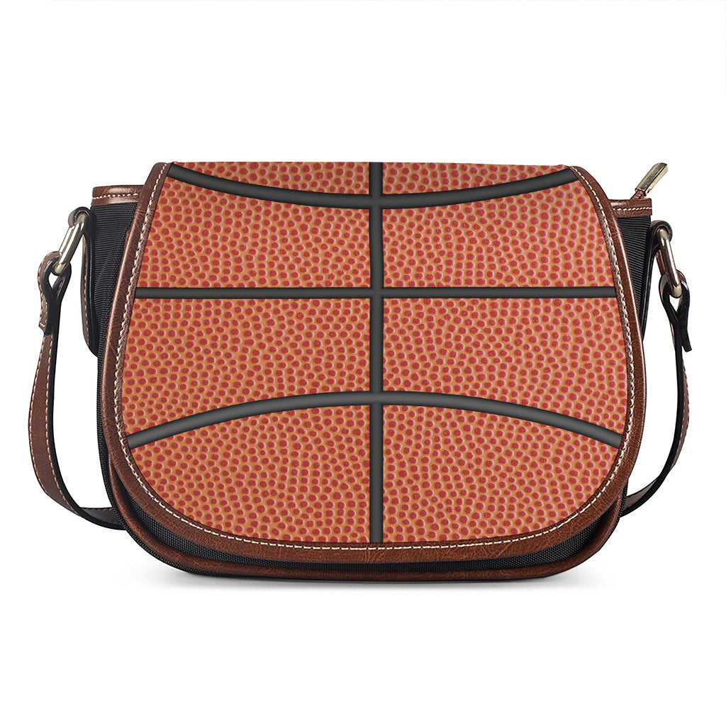 Basketball Ball Print Saddle Bag